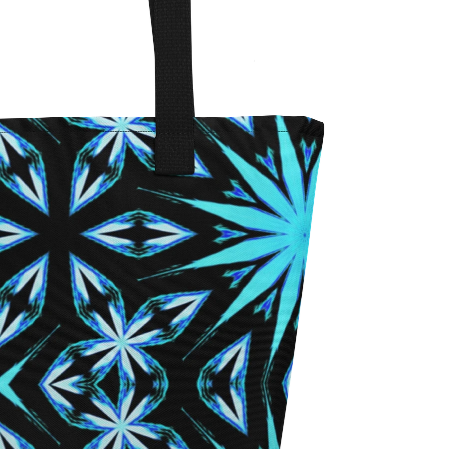 Abstract Floral Stars Repeating Pattern Tote Bag product image (3)