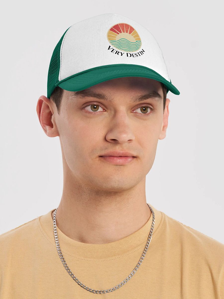 Sunset Waves Foam Trucker Hat product image (5)