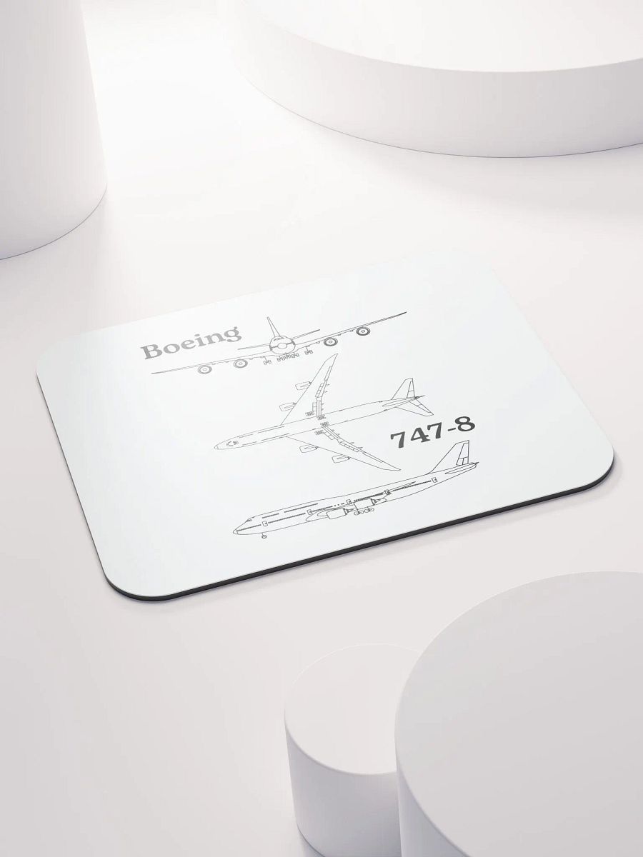 Boeing 747-8 Blueprint Mouse Pad product image (3)