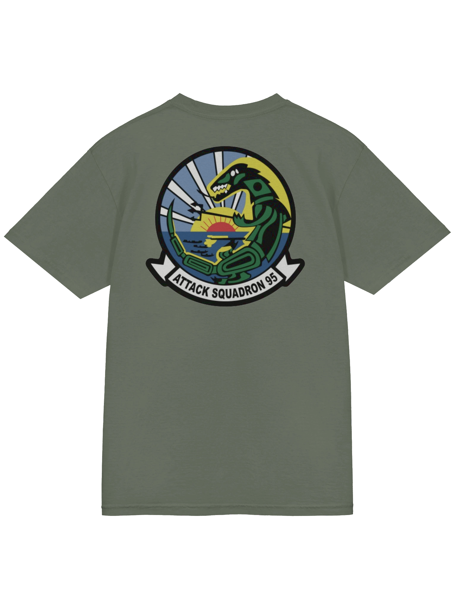 "Green Lizard" Heavyweight T-Shirt product image (4)