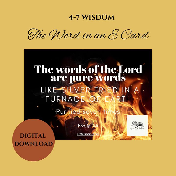 Pure Words E Card product image (1)