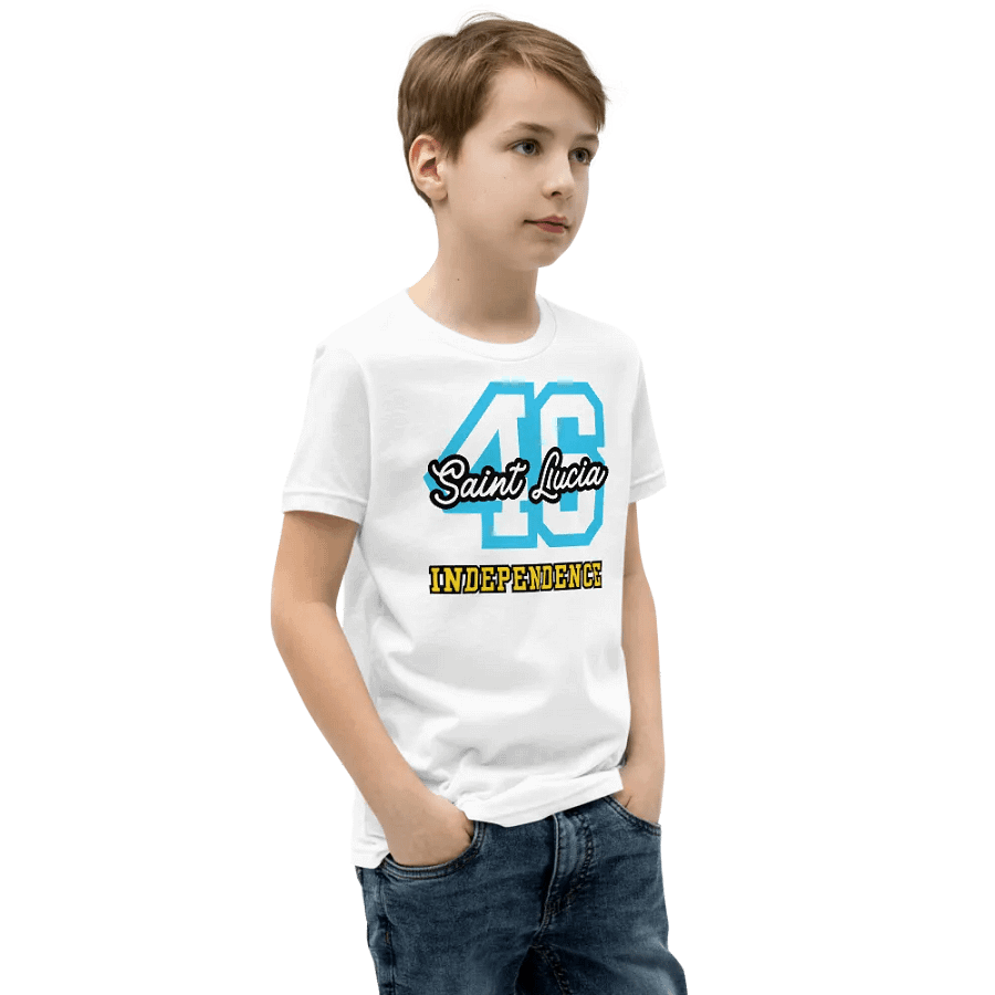 Saint Lucia Independence 46 Youth T-shirt product image (23)