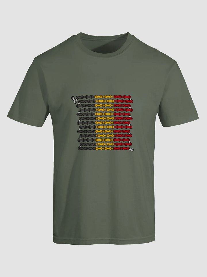Belgium Bike Chain Flag on Heavyweight Tee product image (1)