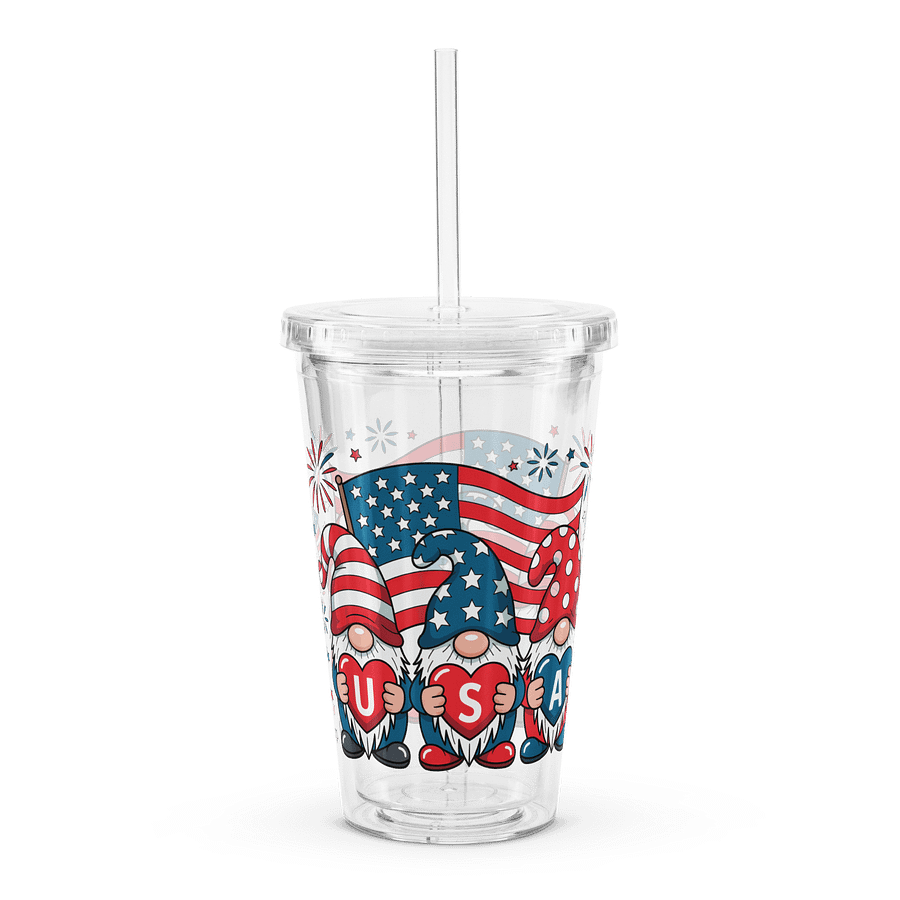 Patriotic Gnome Double Wall Tumbler product image (3)