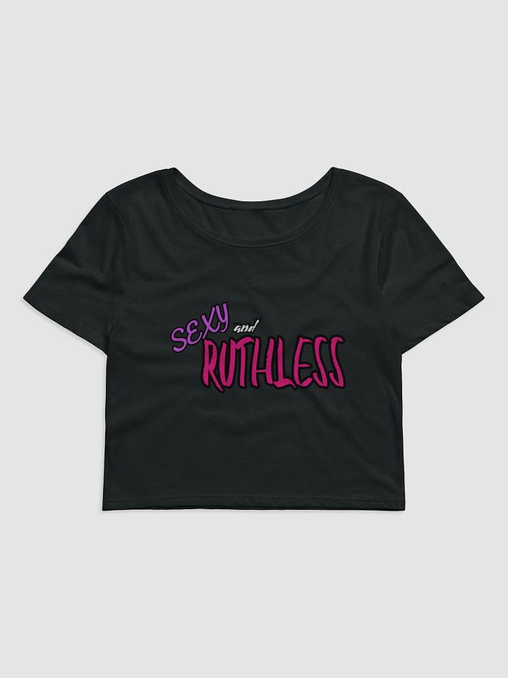 "Sexy and Ruthless" Bella+Canvas Women's Crop Tee product image (1)