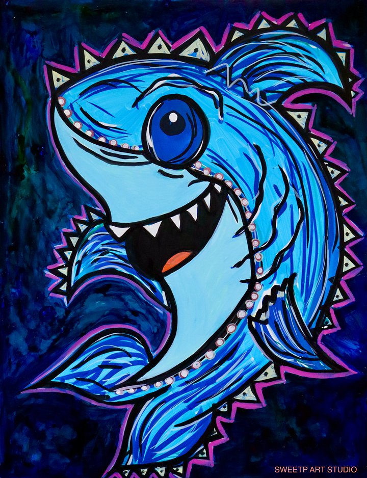 Willis The Shark | Art Print product image (1)