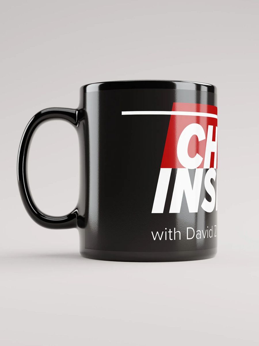 China Insider LOGO Black Glossy Mug product image (6)