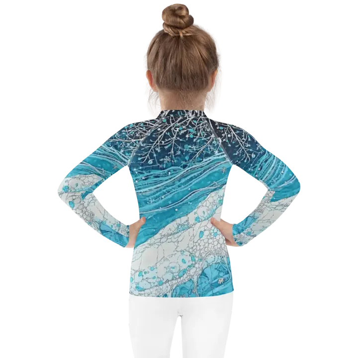 Winter Frost, Unisex Kids Rash Guard product image (2)