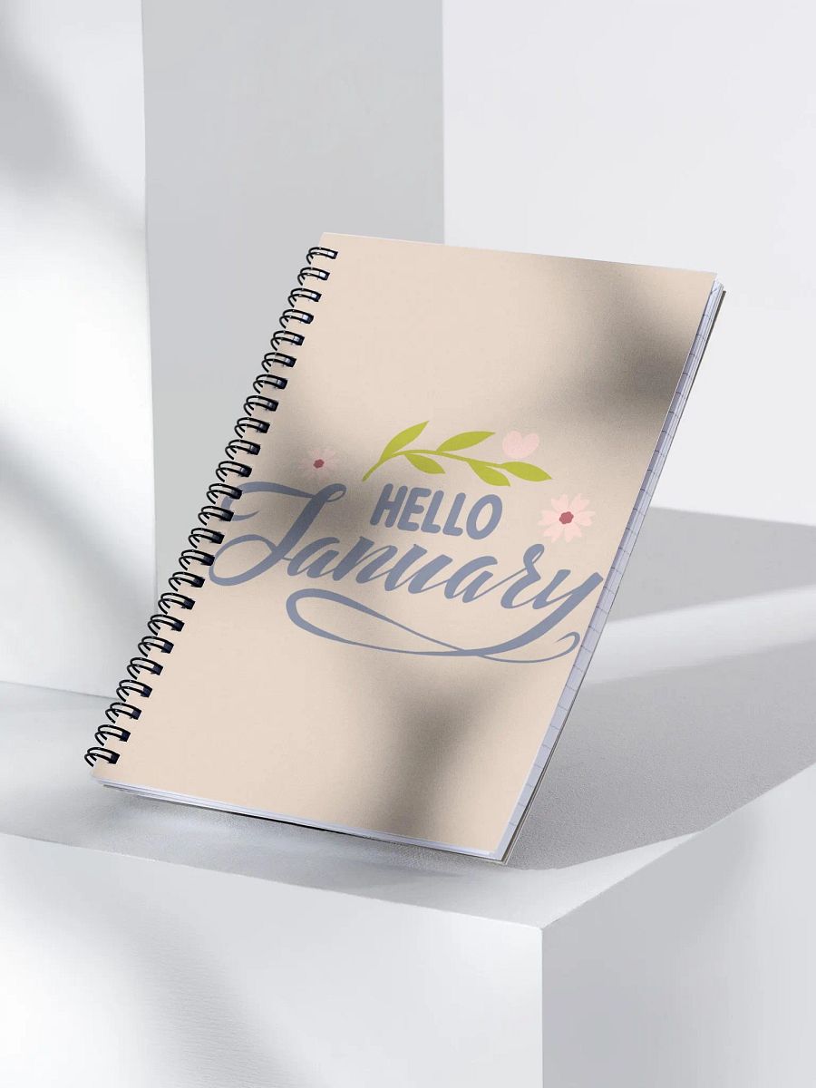 Hello January Journal (Tan Color) product image (3)