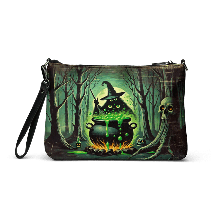 Cauldron Monster Crossbody Bag - Halloween Purse product image (2)