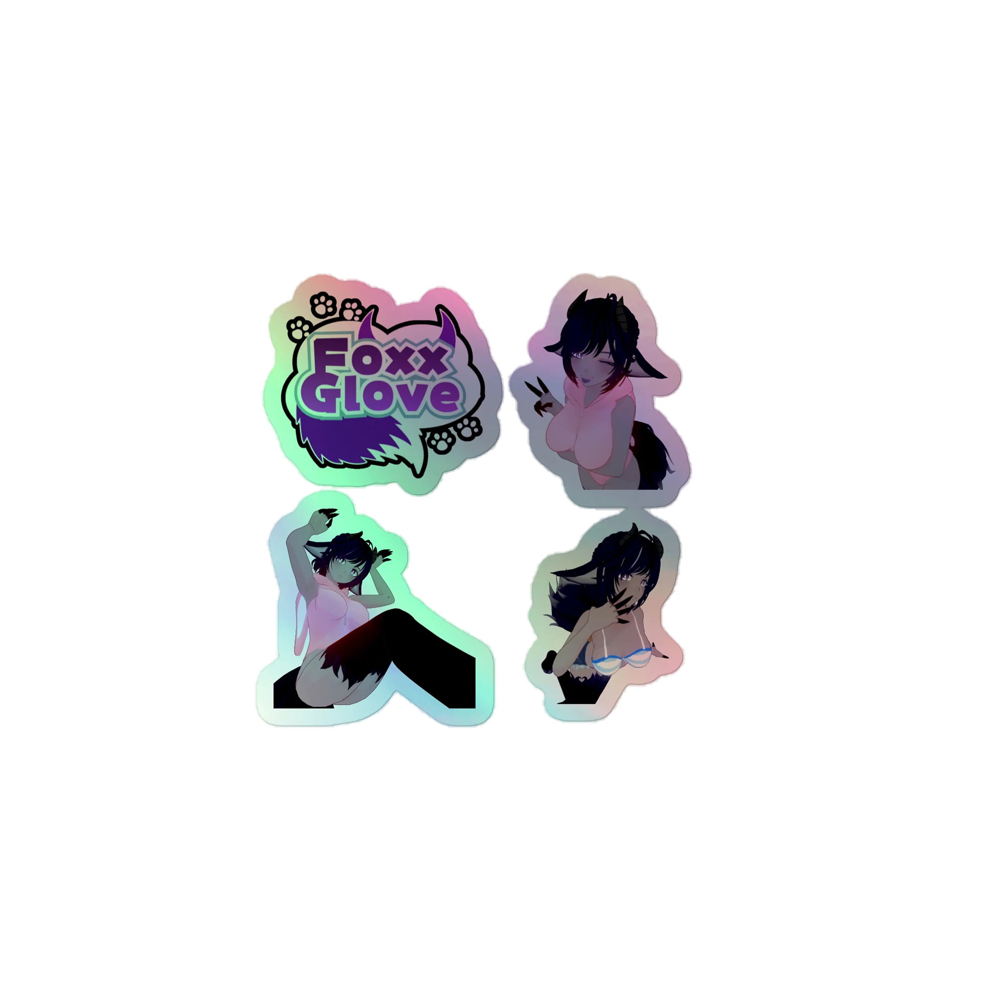 Foxxy Holo Stickers product image (1)