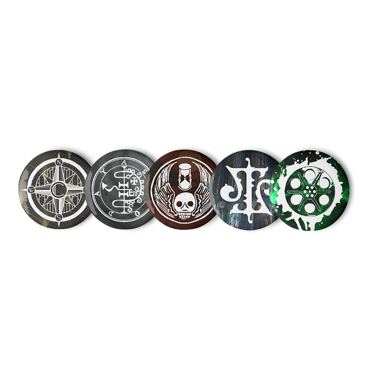 Logo Pin Buttons: Set 2 product image (1)