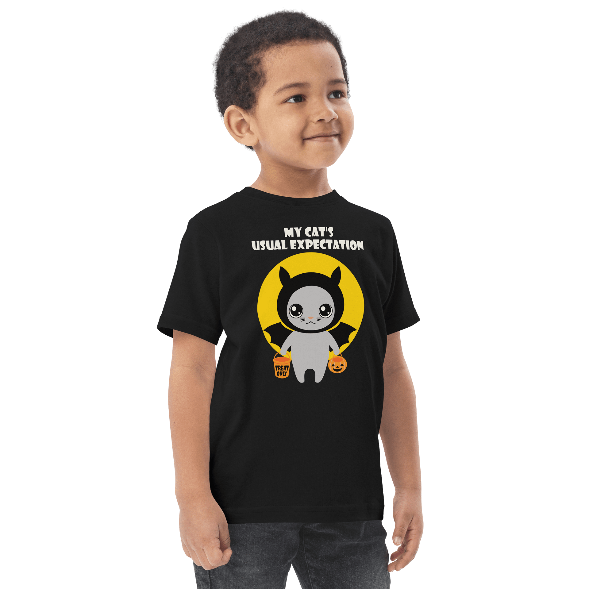 Halloween Cat (Expectation of Treats) - Toddler T-shirt product image (2)