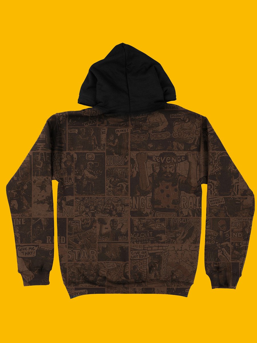 Brown Thumbnail Collection Hoodie (Black Hood) product image (2)