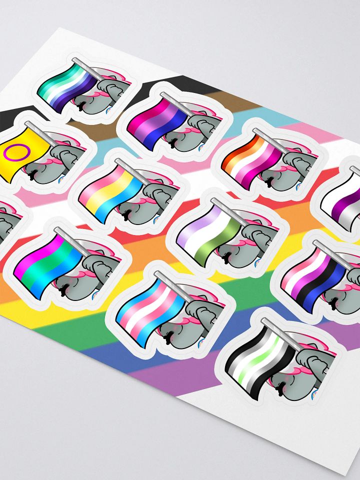 Pride Shark Sticker Sheet product image (2)