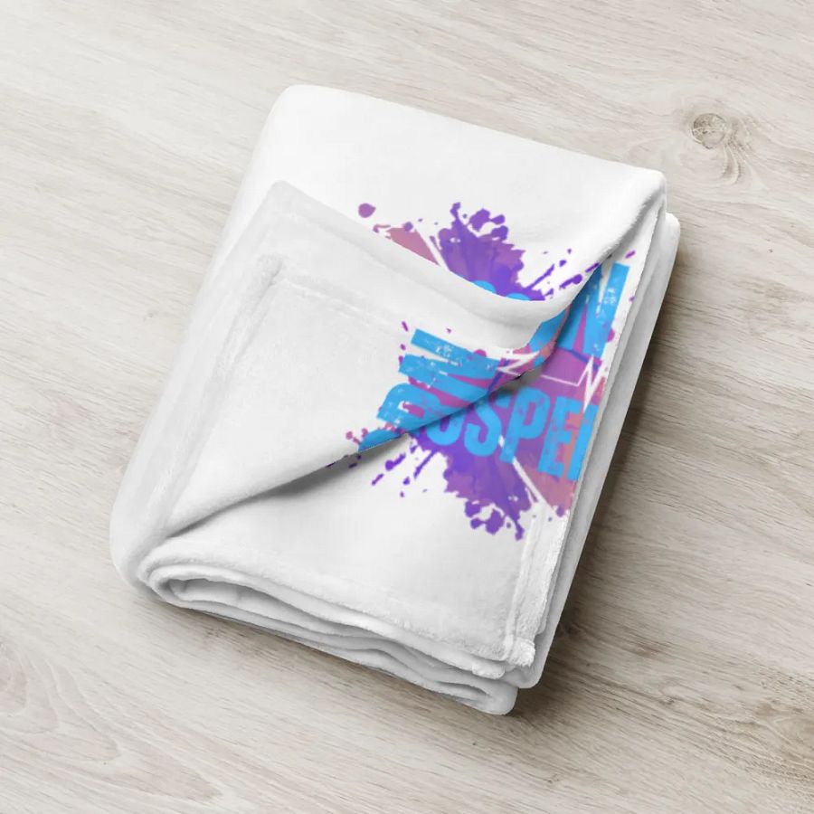 Born to Prosper Throw Blanket product image (18)