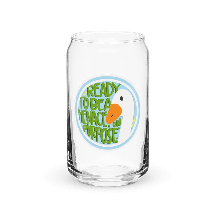 Ready to Be A Menace Drinking Glass product image (2)