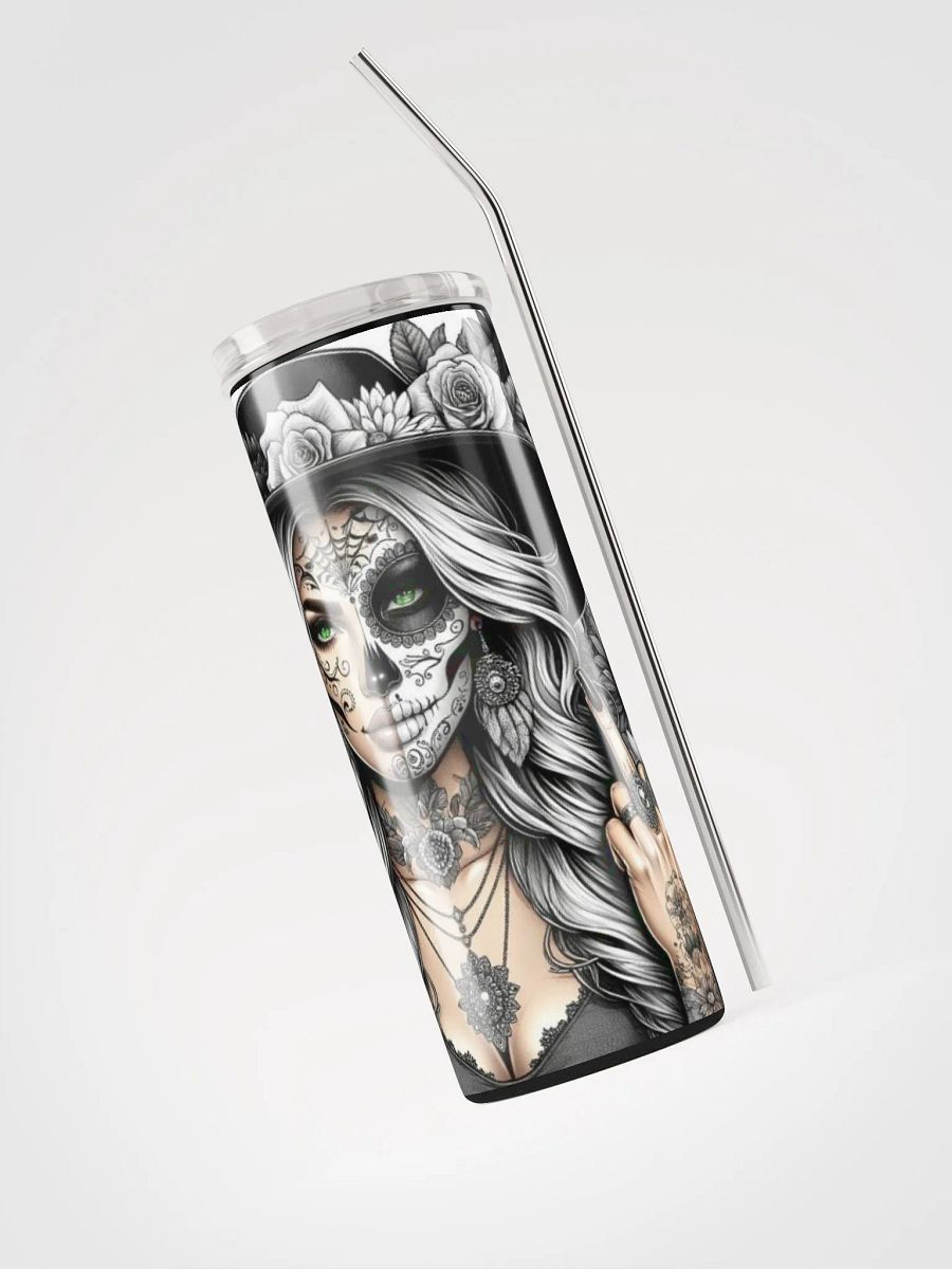 Gothic Glam Collection - Goth Girl Portrait 20 oz Tumbler - Darkly Elegant Drinkware product image (3)