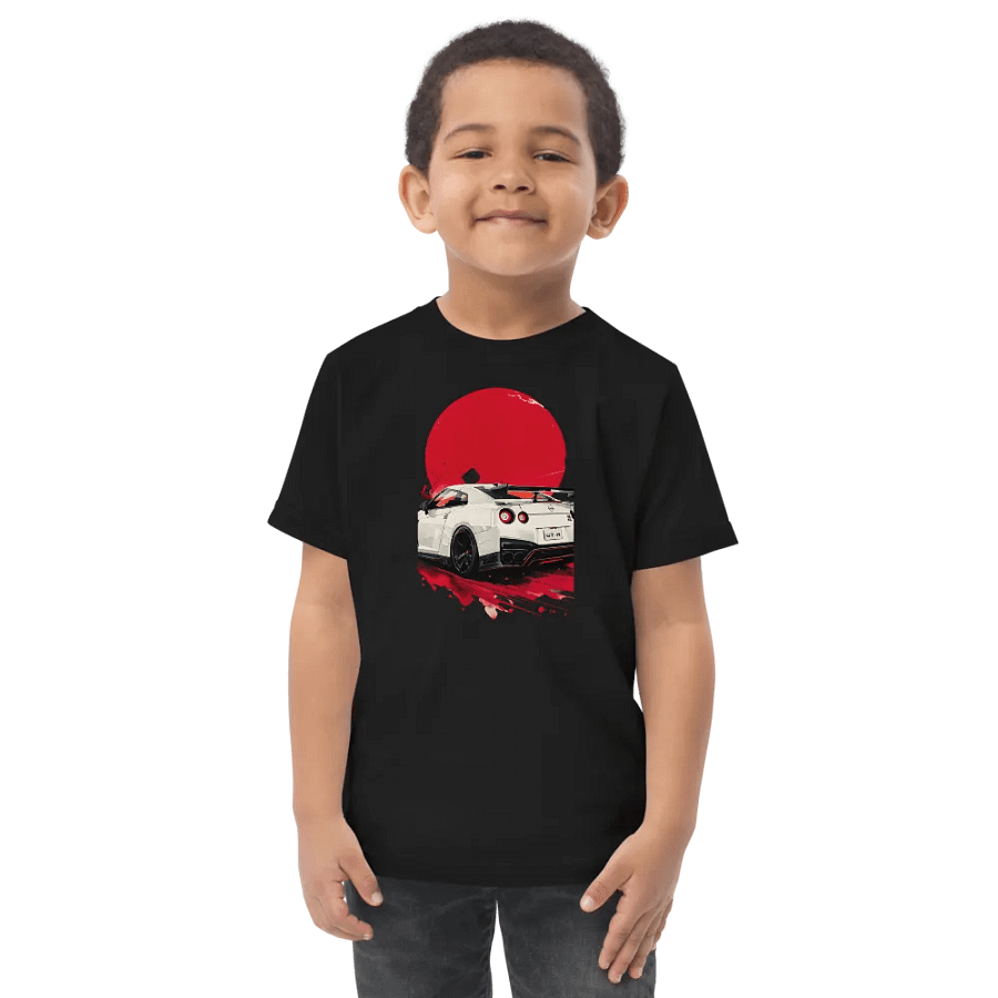 Dynamic Nissan GT-R Illustration Toddler Jersey T-Shirt product image (1)