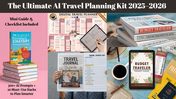 The Ultimate AI Travel Planning Kit 2025-2026 product image (1)
