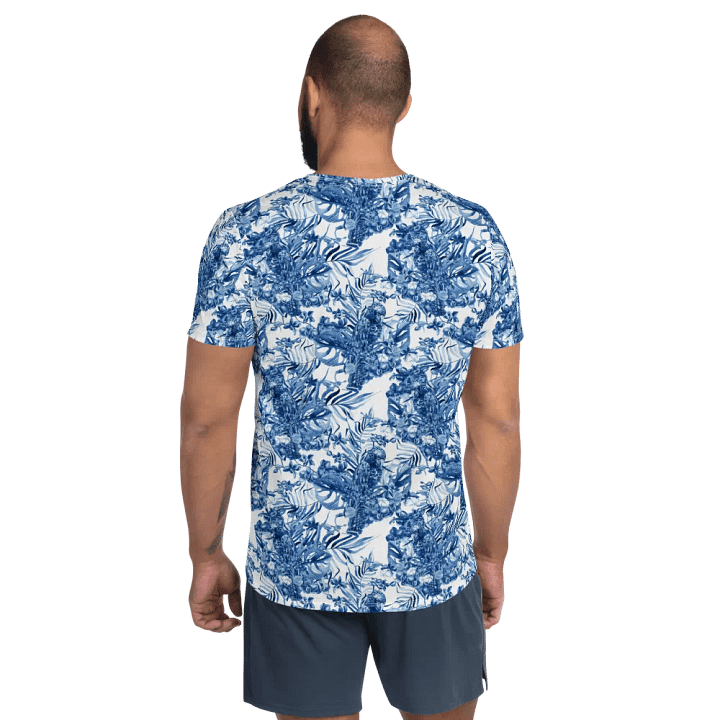 Azure Jungle | Men´s Athletic T-Shirt product image (2)