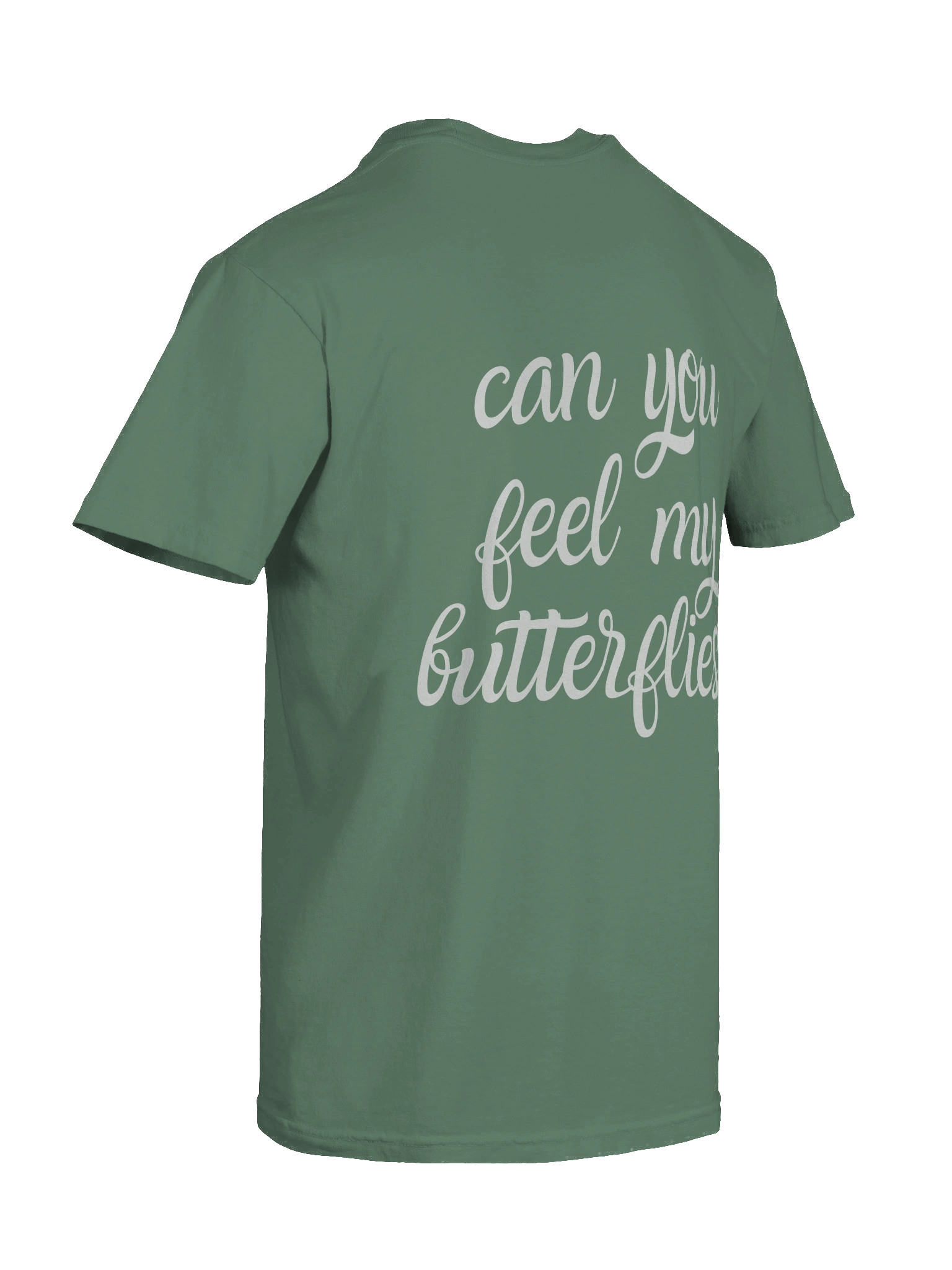 "butterflies" Heavyweight Tee - Green product image (10)