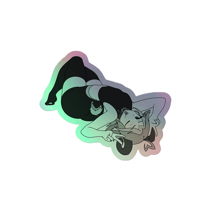 Femboy Holographic Sticker product image (2)