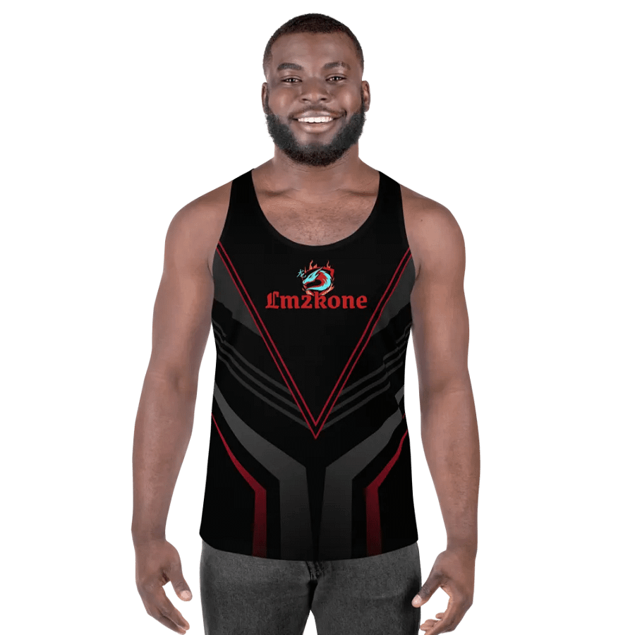 LM2Kone red - Customizable Tank Top - 5% elastane product image (11)