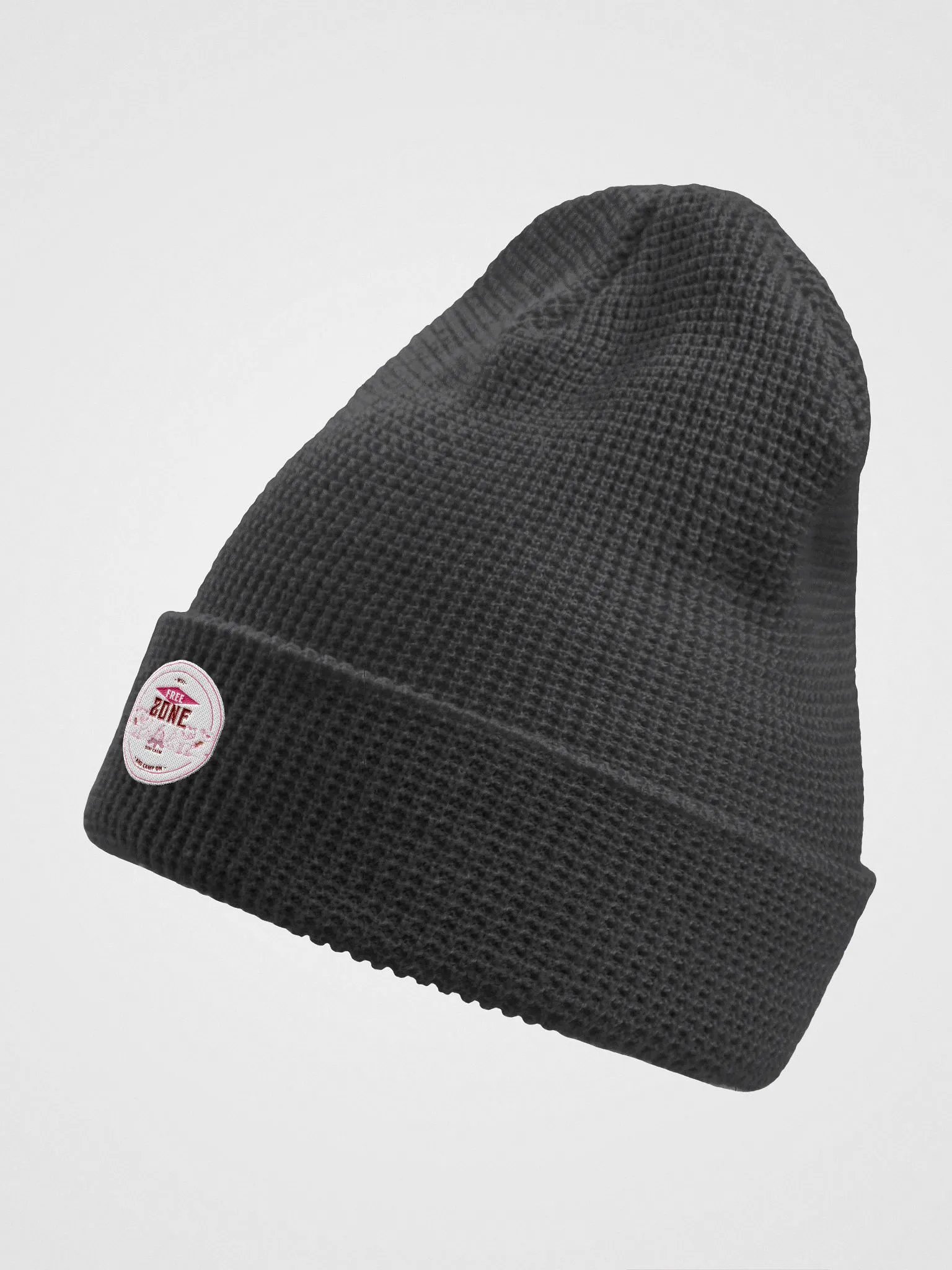 Wi-Fi-Free Zone: Stay Calm and Camp On camping holiday beanie product image (2)