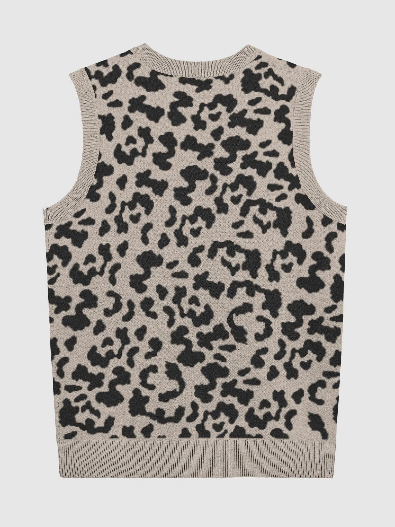 Knitted V-Neck Vest product image (2)