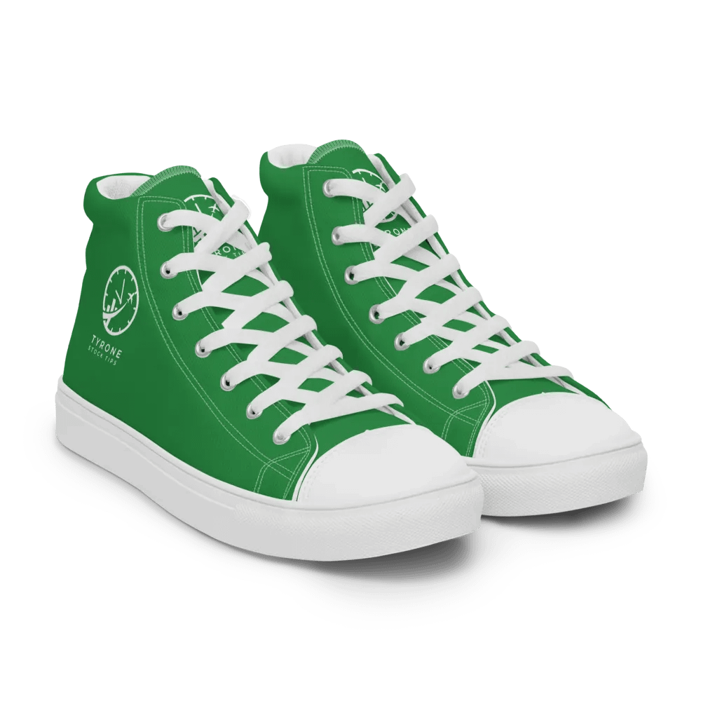 Green Classic White Logo Canvas High Tops product image (8)