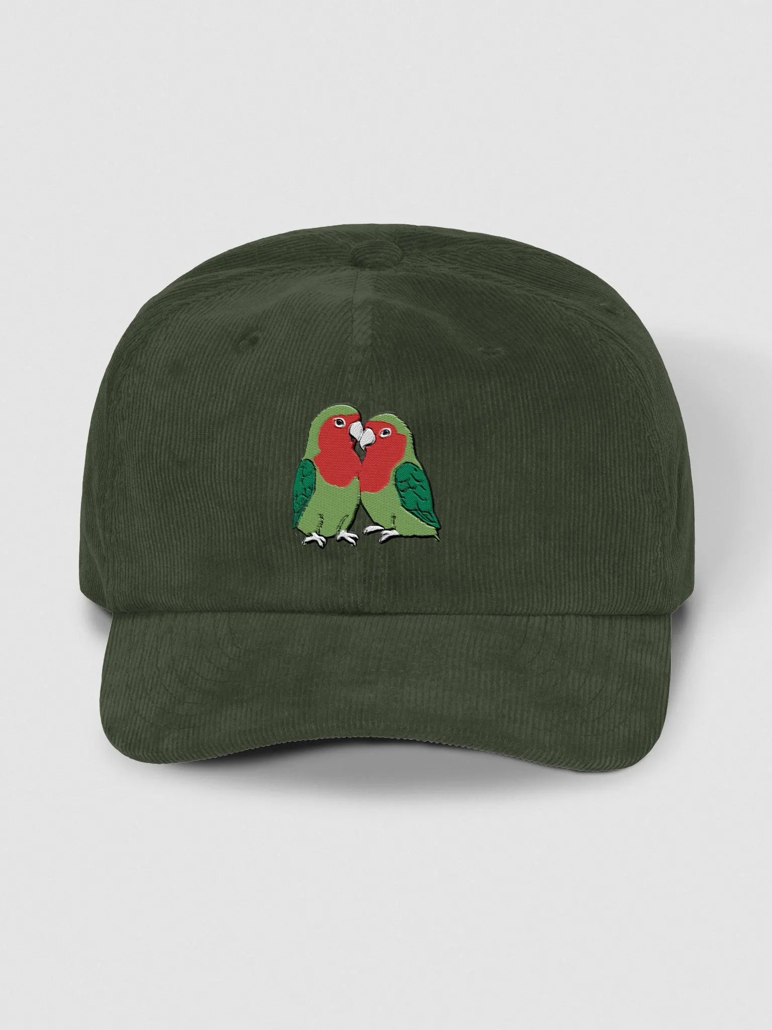 Rosy Faced Lovebirds Corduroy Hat product image (17)