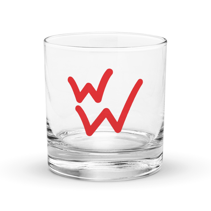WW Rocks Glass (Red) product image (1)