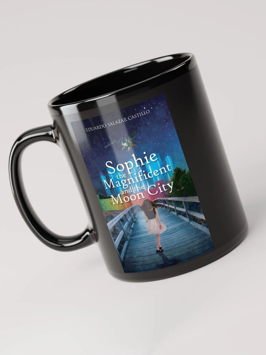 Sophie the Magnificent and the Moon City Glossy Black Mug product image (3)