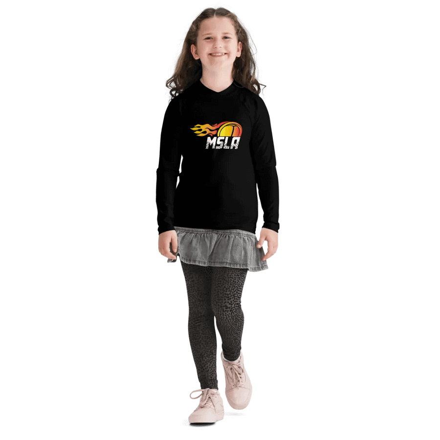 MSLA Logo Youth Rash Guard product image (6)