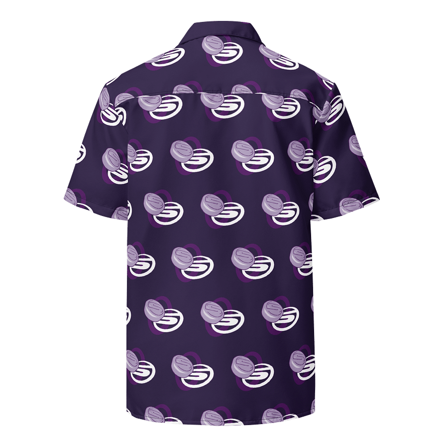 Stimulant Records Hawaiian All Over Print Shirt Purple Logo product image (3)