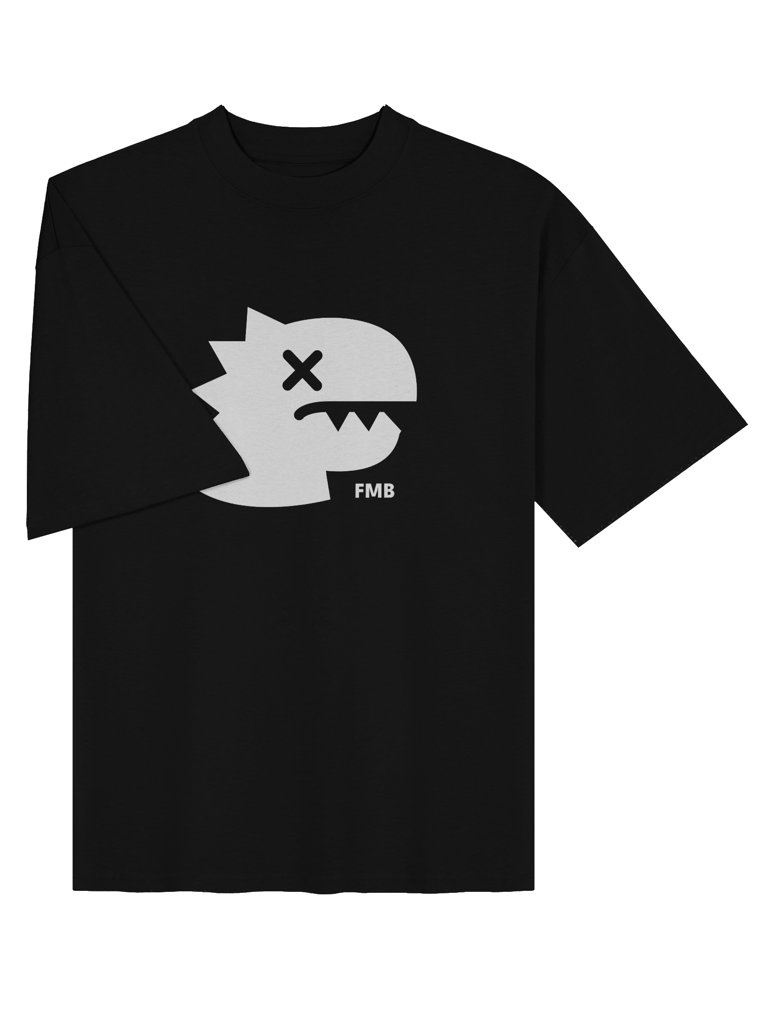 JETLAG DINO Men's Oversized T-Shirt Black product image (3)