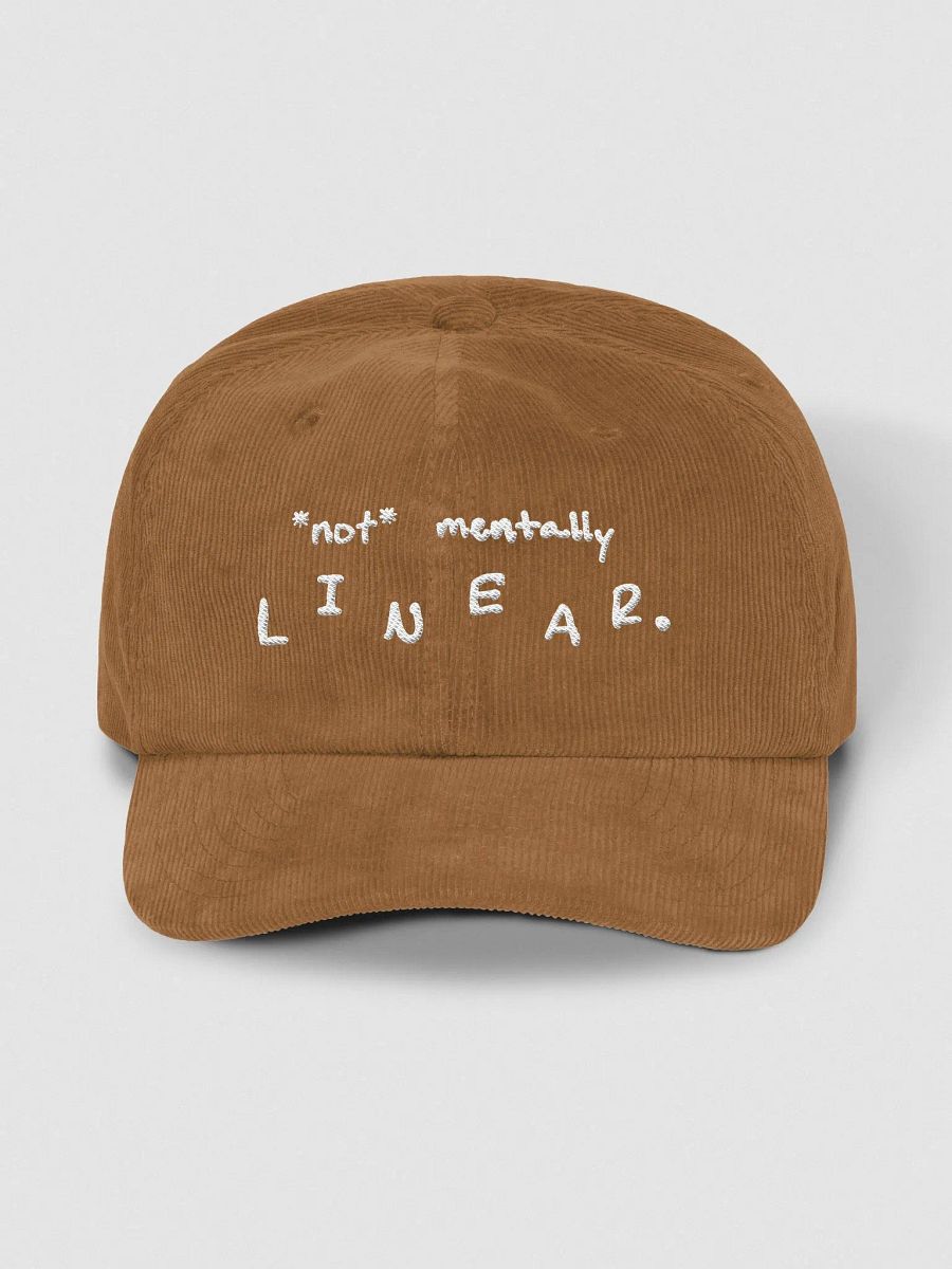 *not* mentally linear Cord Hat product image (1)