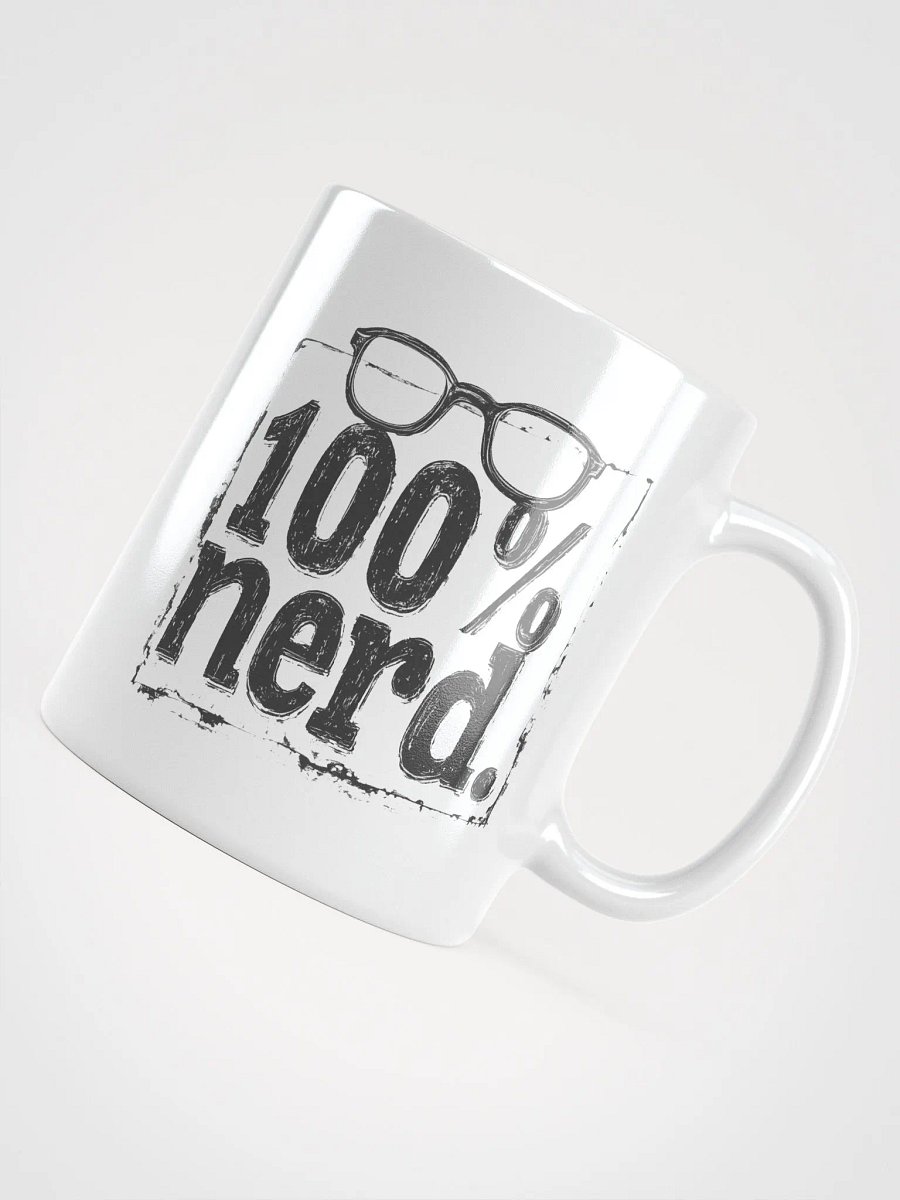 "100% Nerd." With Border. Coffee Mug product image (4)