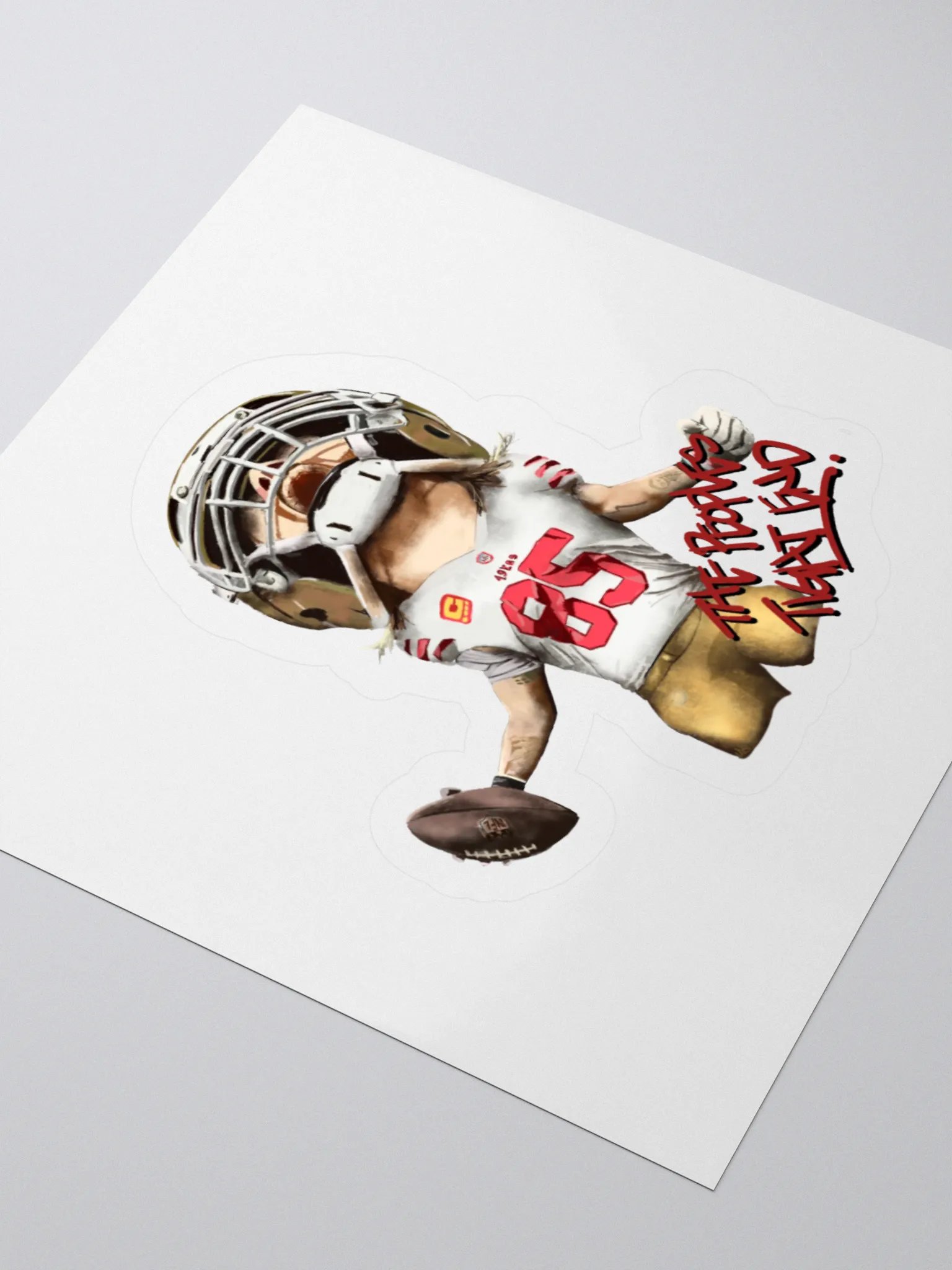 The People's Tight End Sticker product image (7)