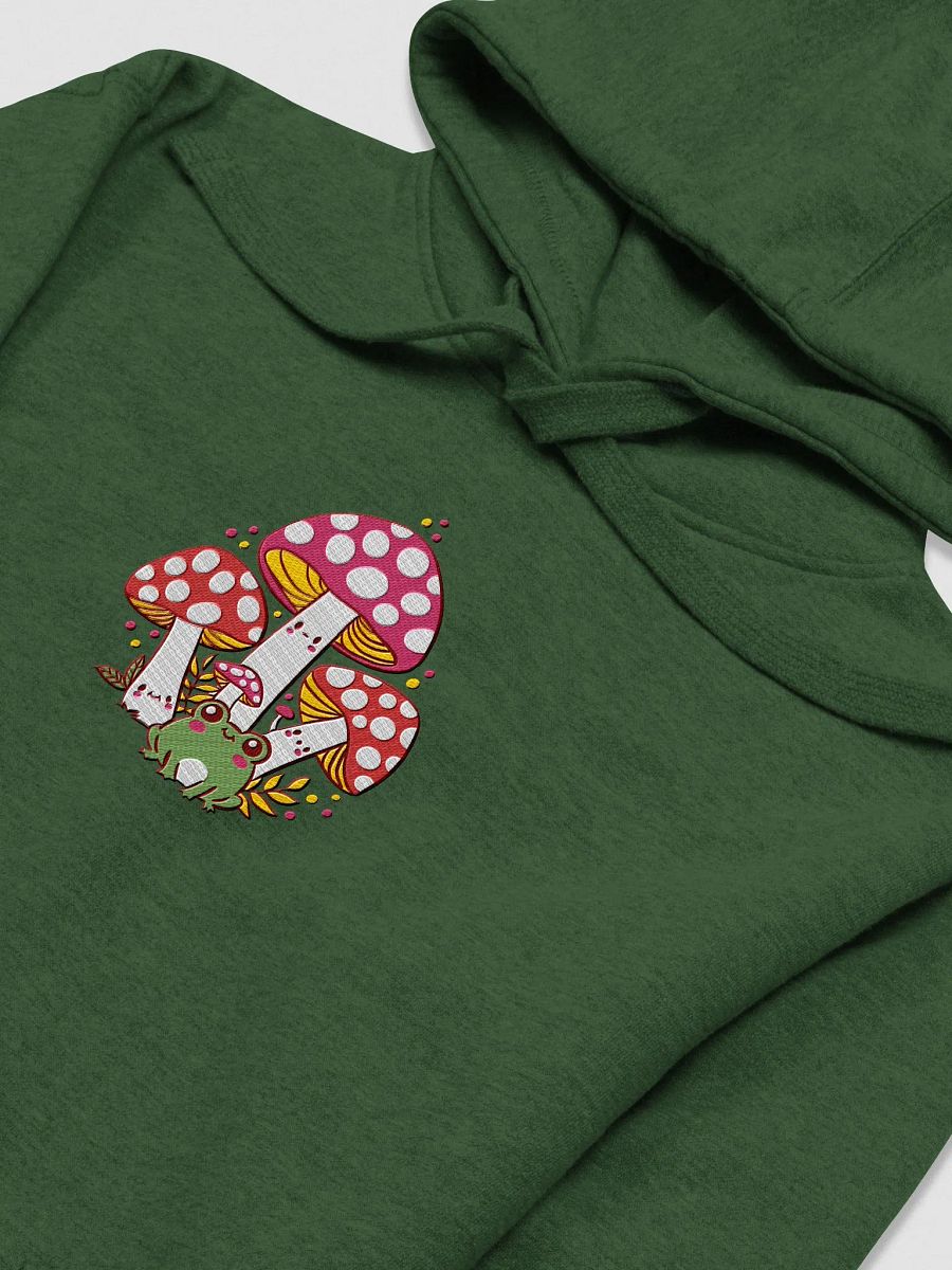Whimsical Mushroom Frog Unisex Hoodie product image (9)