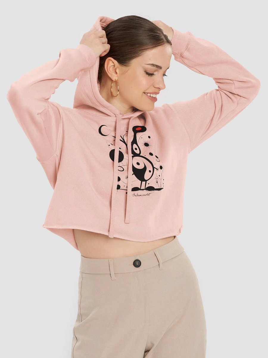 Bella+Canvas Fleece Crop Hoodie product image (1)