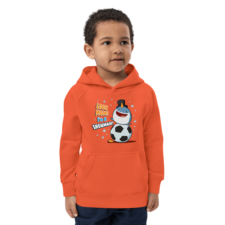 SNOWMAN Kids Eco Hoodie product image (1)