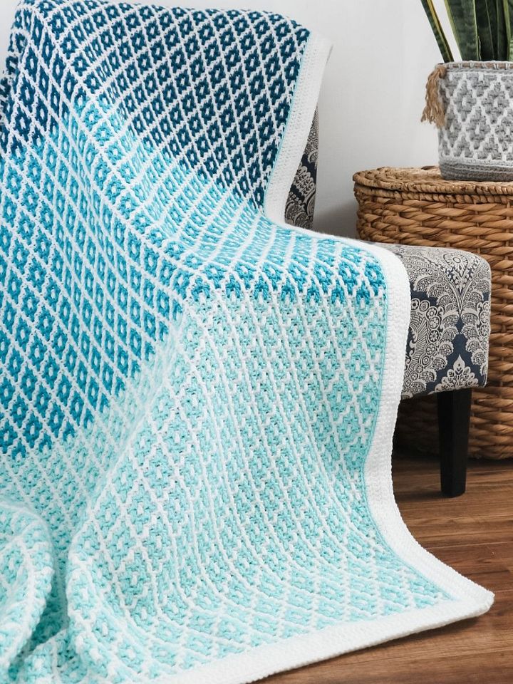 Caribbean Coast Afghan Crochet Pattern product image (1)