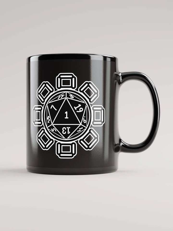 "The Hero Table" Black Glossy Mug product image (2)