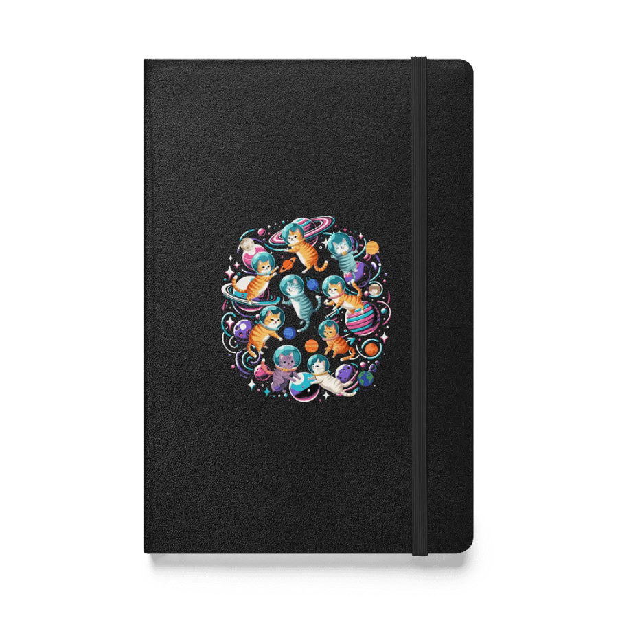 Cats In Space Cosmic Hardcover Notebook product image (1)