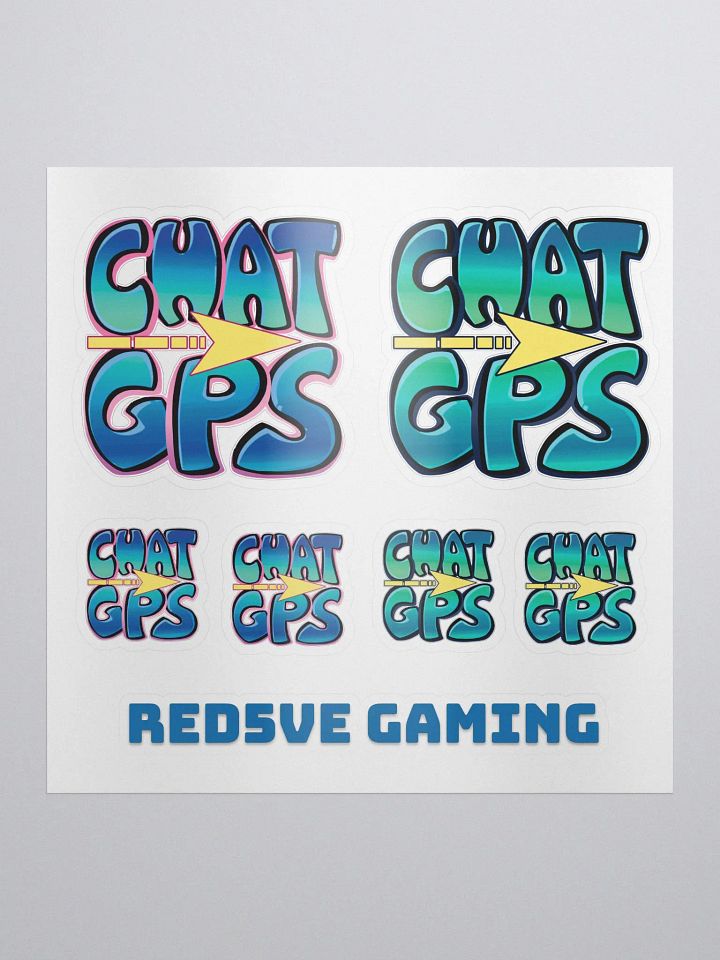 Red5ve Gaming ChatGPS Sticker Set 1 product image (1)
