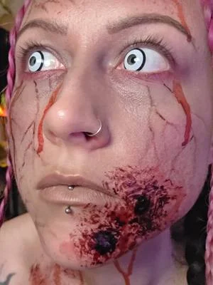 Happy Halloween!  #halloween #zombie #makeup #halloweenmakeup #fyp 