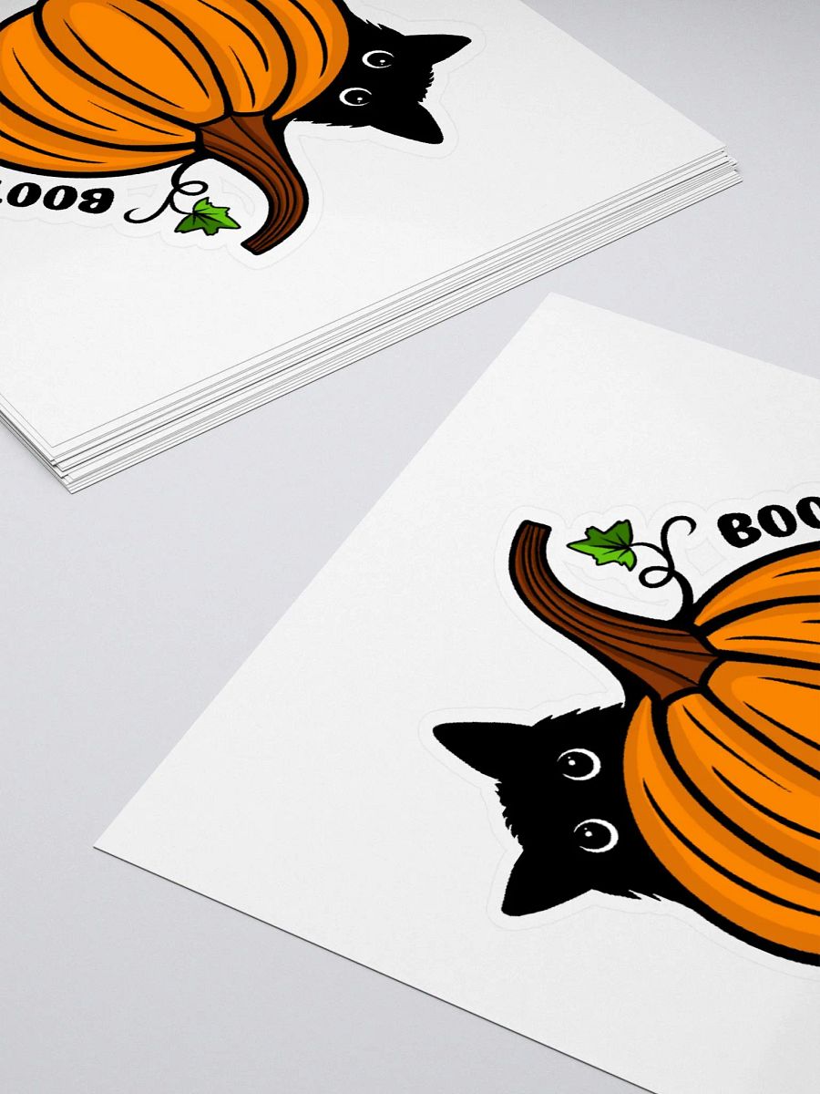 Kitty with a Pumpkin Sticker product image (4)