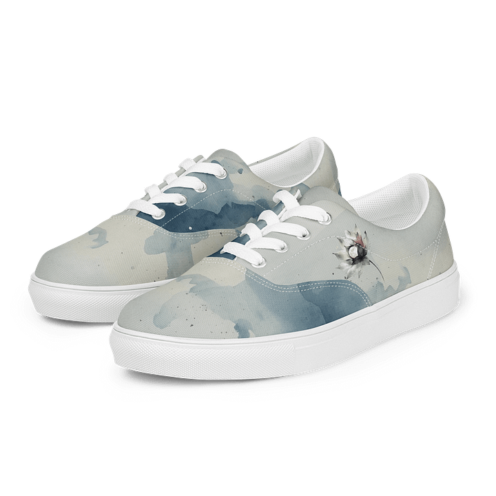 Moonlit Lotus Women's Canvas Shoes product image (2)